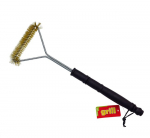 Grila birstīte ar misiņa stiepli, 45cm / piknik