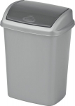 Dominik &scaron;iuk&scaron;liadėžė, sidabrinės spalvos, 10 l