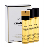 Kvapusis vanduo Chanel No. 5 EDP moterims, 3 x 20 ml