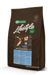 Nature's Protection Lifestyle suaugusių sterilizuotų kačių begrūdis sausas pa&scaron;aras su balta žuvimi, 7 kg