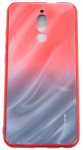 Evelatus Xiaomi Redmi 8 Water Ripple Gradient Color Anti-Explosion Tempered Glass Case Gradient Red-Black