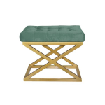 Pouffe Capraz - Gold, Green v2
