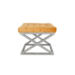Pouffe Capraz - Silver, Orange