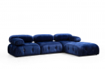 Mink&scaron;tas kampas Asir Bubble Velvet Blue L1-O1-1R-PUF, mėlynas