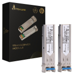 Extralink SFP modulis 1,25Gbps, LC/UPC, 1310nm, 20km, vienmodis, pilka