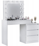 Kosmetinis staliukas Beti, baltas