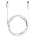 CP CP 140W itin greitas maitinimo kabelis PD 2m USB-C į USB-C universalus / skirtas &bdquo;Magsafe&ldquo; įkrovikliams, baltas