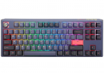 Ducky One 3 Cosmic Blue TKL Gaming Keyboard, RGB LED - MX-Speed-Silver (US)
