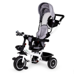 Triratis su gaubtu Ecotoys, pilkas