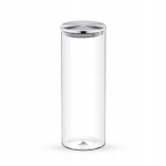 Stiklinis indelis su metaliniu dangteliu, 2000 ml, WILMAX Stiklinis indelis su metaliniu dangteliu 2000 ml
