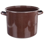 Orion puodas, 20 l, Puodas emaliuotas rudas BROWN 32 cm, 20 l