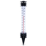 Lauko termometras baltas, Lauko termometras baltas ant žemės montuojami 23 cm