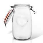 Stiklainis su užspaudžiamu dangteliu Orion, 1500 ml