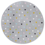 Hanse Home vaiki&scaron;kas kilimas Little Hearts 140x140 cm