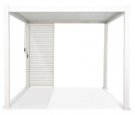 Žaliuzės pavėsinei Pergola Premium White, 123.5 cm