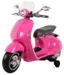 Vaiki&scaron;kas elektrinis motoroleris Vespa MP3 Sun Baby, rožinis