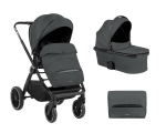 Universalus vežimėlis KikkaBoo Tiffany Adjustable 2in1, Dark Grey