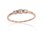 Auksns žedas su demantas Damond Sky Golden Love V DS01G731 18 1.01 g.