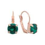 Auskara moterms DamondSky Glory Emerald su Swarovsk krstalas DS02A887