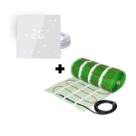 Grindinio &scaron;ildymo tinklelis Wellmo MAT 2,5m2 + programuojamas termostatas Feelspot WTH22.16
