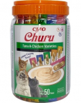Inaba Churu Variety su tunu ir vi&scaron;tiena, 50x14 g