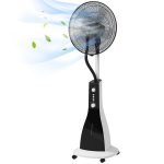 Homcom ventiliatorius, 90 W, juodas