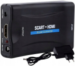 KONVERTERIO ADAPTERIS I&Scaron; SCART Į HDMI AV EURO FULL HD 1080P