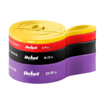Mank&scaron;tos juostų rinkinys Rebel Active, 4-45 kg, įvairių spalvų