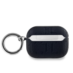 AirPods Pro dėklas - Karl Lagerfeld - Monograma - Juodas - Karl Head ra&scaron;tas - PU