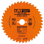 Pjovimo diskas aliuminiui CMT 284; 216x2,6x30; Z40; 5&deg;