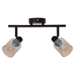 Lubų lempa Candellux Agra 2x40W E14 gintarinis stiklas