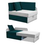 "Denis Duo" vaiki&scaron;ka kampinė sofa-lova transformuojamas konteineris vaiki&scaron;ka lova cubby čiužinys