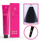RR Raacioppi Real Star Farouk, plaukų dažai 3.0 Castano Scuro 100 ml