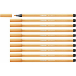 Feutras STABILO AQUACOLOR - 10 vnt. - Oranžinė - 1 mm spetsas - Vandens pagrindu