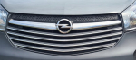Opel VIVARO - CHROM GRILL grotelės bamperio apdaila