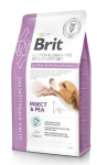 Brit Veterinary Diets Ultra Hypoallergenic suaugusiems &scaron;unims su vabzdžiais ir žirniais, 2 kg