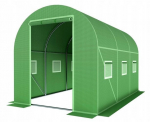 PVC arkinis &scaron;iltnamis su orlaidėmis 2x4 m
