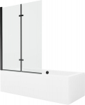 Vonia Mexen Cube su apdaila ir stiklo sienele, 180x80 cm + 120 cm (II)
