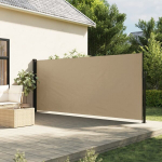 I&scaron;traukiama &scaron;oninė markizė, smėlio spalvos, 160x300cm