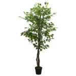 Dirbtinis fikusas, žalios spalvos, 200 cm, 1260 lapai
