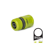 Greita jungtis žarnai 1/2" Bradas LIME LINE su STOP funkcija
