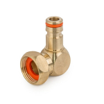 Pasukama čiaupo jungtis su vidiniu sriegiu 3/4" Bradas BRASS