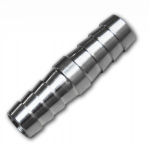 Tiesi jungtis žarnai 6mm Bradas, STEEL-CHROME