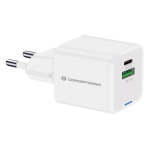 Conceptronic Althea15w universalus įkroviklis, 20w, baltas