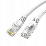Kabelio eterneto kabelis u/utp 5e rj45 / rj45 30 m baltas internetas