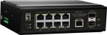 Valdymo tinklo jungiklis L2 - LEVELONE - IGP-1061 - 8 RJ-45 prievadai - 2 SFP moduliai - Tinklo valdymas per internetą