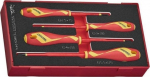 Teng Tools Vde plok&scaron;čių atsuktuvų rinkinys, 4 vnt.