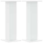 Stovai augalams, 2vnt., balti, 30x30x80cm, apdirbta mediena