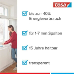 Jungties durų langai - TESA - 6 m x 9 mm x 7 - Atsparus oro sąlygoms - Naudojimo trukmė 15 metų - Savos klijavimo.