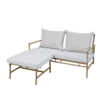 Lauko sofa Patio Estelle, pilka/ruda